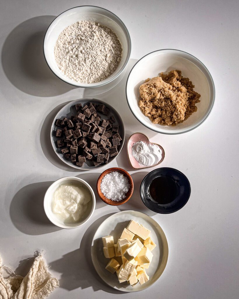 how to make Chocolate Chunk Cookies eggless and dairy-free, vegan