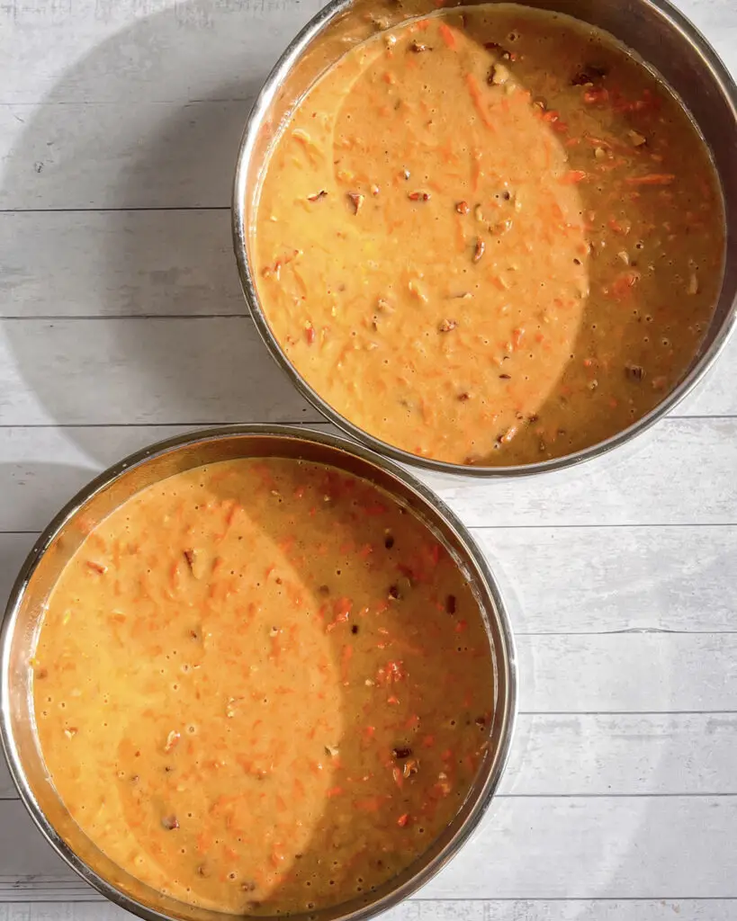 Eggless Carrot Cake