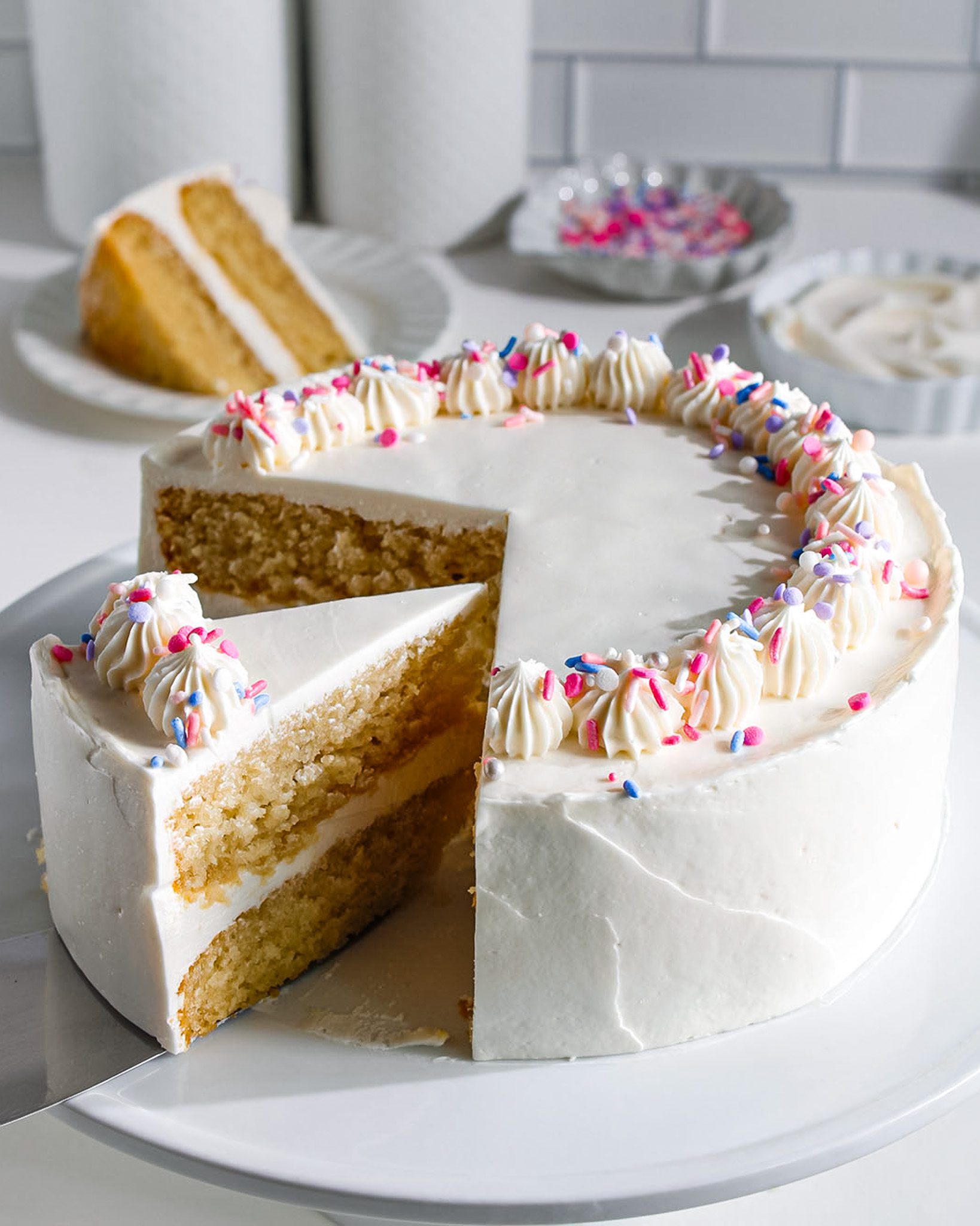how to make vanilla cake without eggs