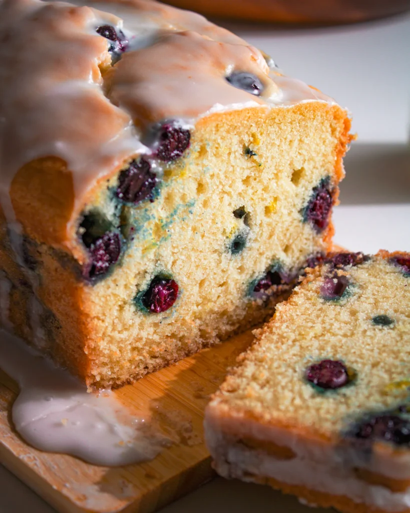 easy lemon blueberry loaf without eggs