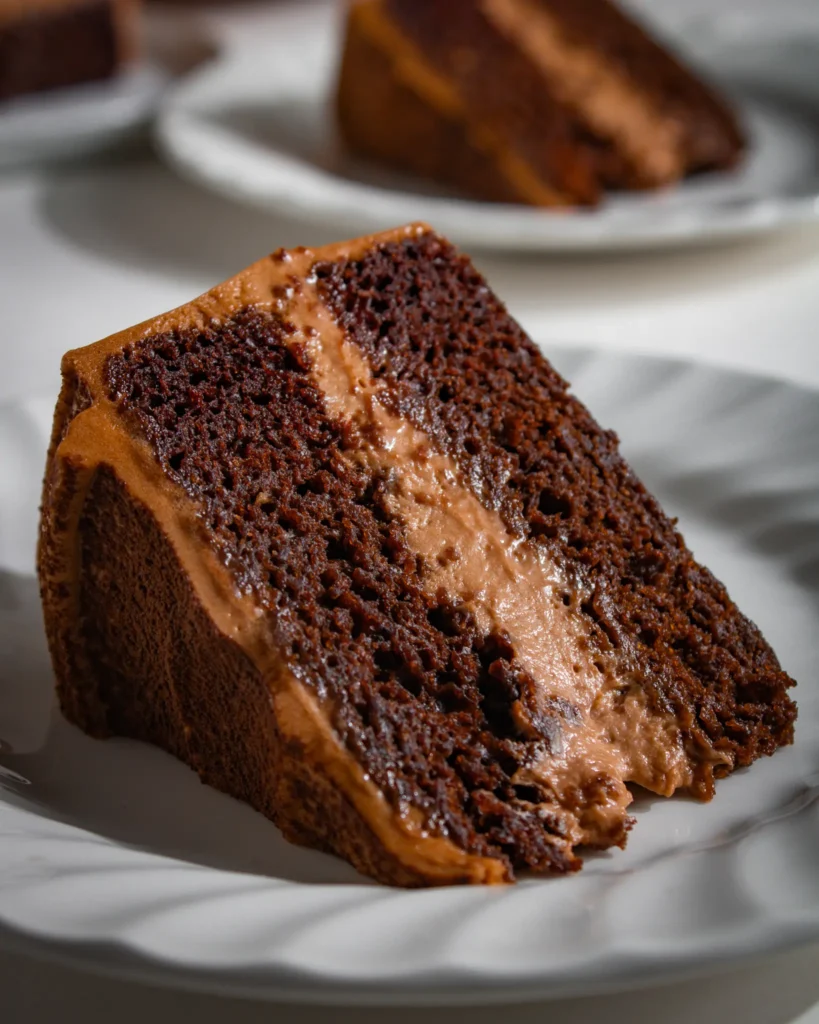 how to make chocolate cake with milk chocolate whipped ganache
