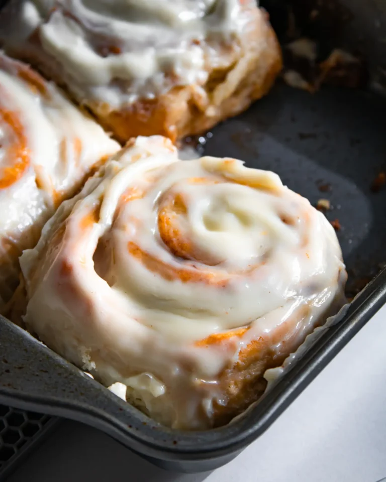 bakerystyle small batch cinnamon rolls eggless and dairyfree