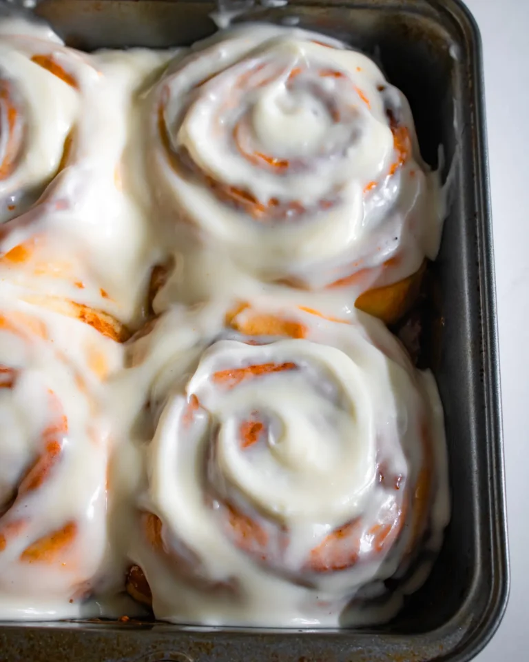 gooey small batch cinnamon rolls eggless and dairyfree